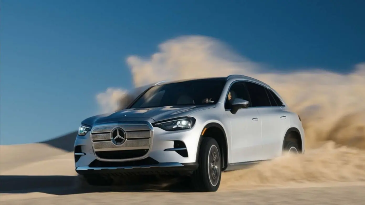 Mercedes GLC điện sắp có bản hiệu suất cao